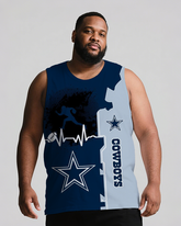 Sports Men's Big & Tall Sleeveless Shorts Two-piece